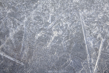 Melted ice as an abstract background