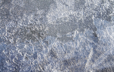 Melted ice as an abstract background