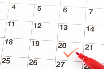 カレンダー　予定