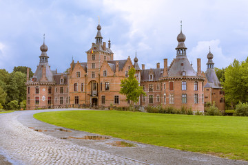 Fototapeta premium Ooidonk 16th century castle in Flanders