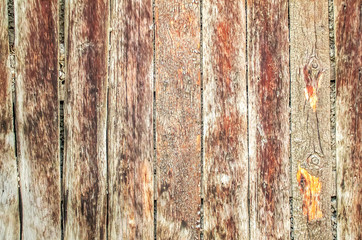 Obraz premium Fence of wood slab blur