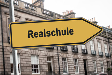 Obraz premium Schild 238 - Realschule