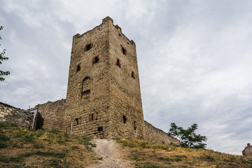 Genoese castle Caffa in Feodosia, Crimea