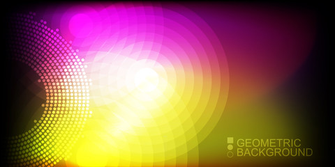 Geometric colorful  abstract background