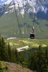 Seilbahn in Mitten wilder Naturlandschaft