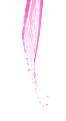 Splash of liquid in motion isolated