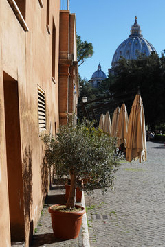 Terrasse Petersdom Italien