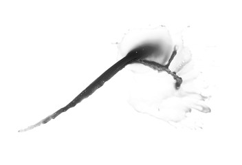 Splash of liquid in motion isolated