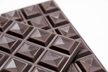板チョコ白バック / バレンタインデーのイメージ