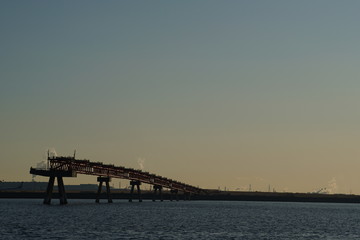 Obraz premium 夕方の空港