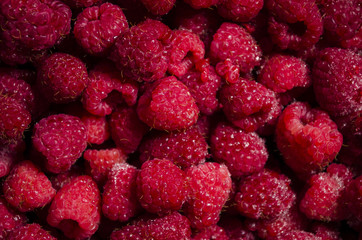 Berry raspberry background
