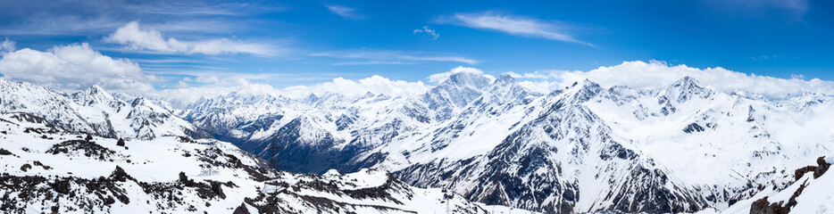 Caucasus mountains in Russia