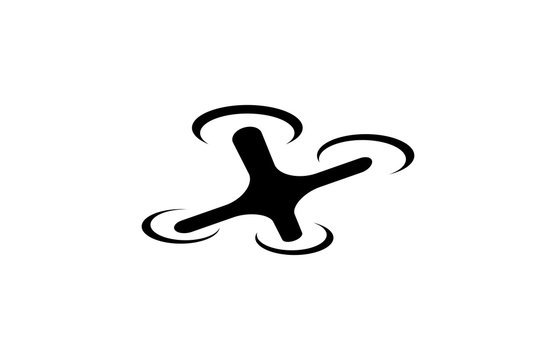 X Black Drone Logo
