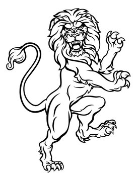 recommend clip art: Lion Heraldic Crest Coat of Arms