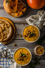 Pumpkin soup delish organic soup