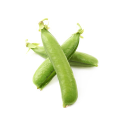 Green pea bean isolated