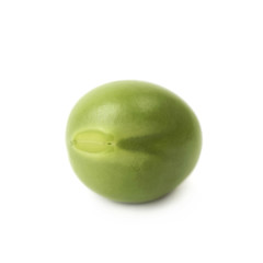 Green pea bean isolated