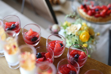 Dessert buffet