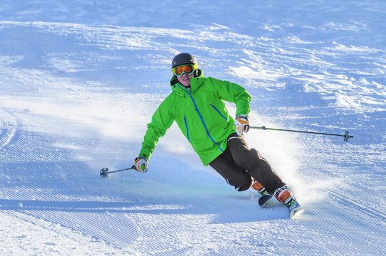 K&ouml;nner auf Telemark-Skiern