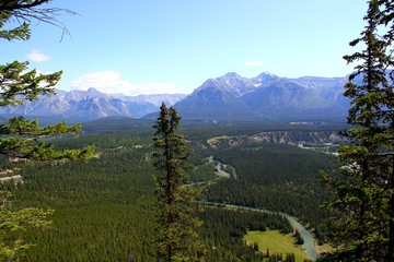 Wildes Kanada / Weite Aussicht im Banff Nationalpark