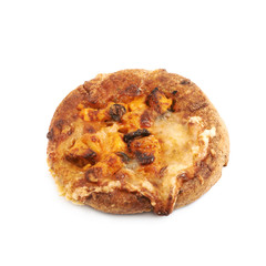 Mini pizza pastry isolated