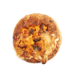 Mini pizza pastry isolated