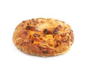 Mini pizza pastry isolated