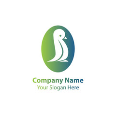 Fototapeta premium Penguin logo design