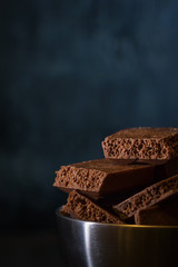 Delicious milk chocolate