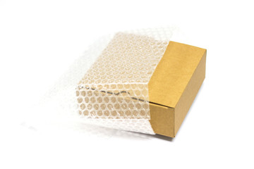 bubble wrap, for protection product cracked  or insurance During transit isolated white background