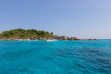 Pang-nga, Thailand Similan Islands as a tourist destination featured in the beauty under the sea.  ...