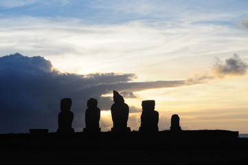 Moais Easter Island