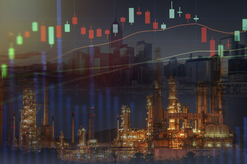 Oil and Energy Companies Stock Investment Concept
