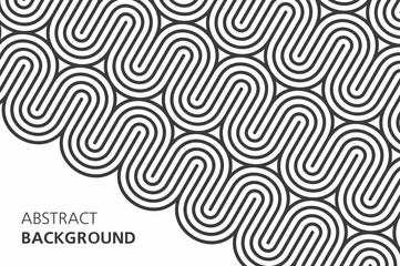 Fototapeta premium Black and white abstract background