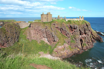 Fototapeta na wymiar Medieval Castle Dunnotar in Aberdeenshire, Scotland, Great Britain