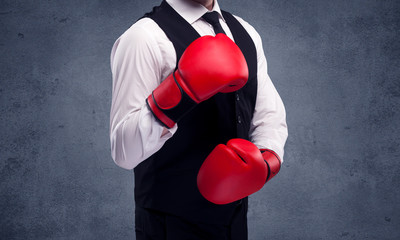 Boxing businessman