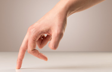 Walking fingers concept