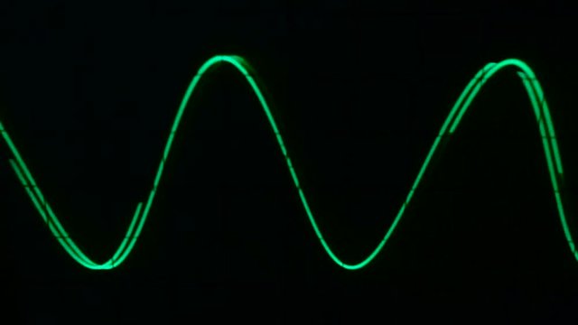 Amplitude Diagram on the oscilloscope