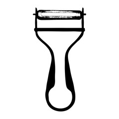 peeler hand drawn vector illustration