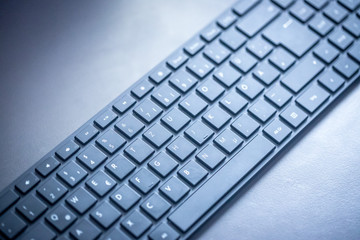 Designtastatur auf Schreibtisch 