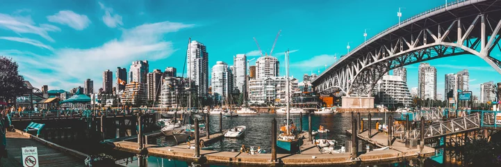 Foto auf Acrylglas Vancouver-Panorama © Leon