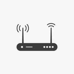 Wifi Router Vector Icon