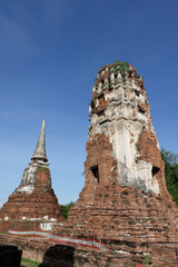 The sub pagodas situated around Wat Mahathat area.