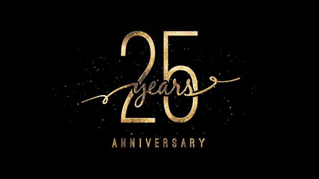 25 Years Anniversary Alpha Channel