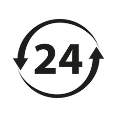 24 non stop icon