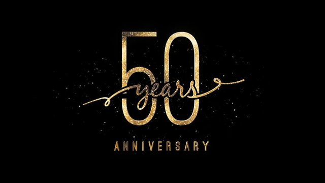 50 Years Anniversary Alpha Channel