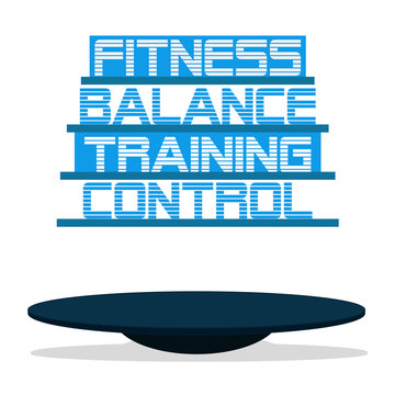 Balance Board - Contemporary Fitness Device for Balance Training, Motor Coordination, Core Strength and Posture