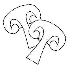 pair mushroom diet healthy food vector illustration