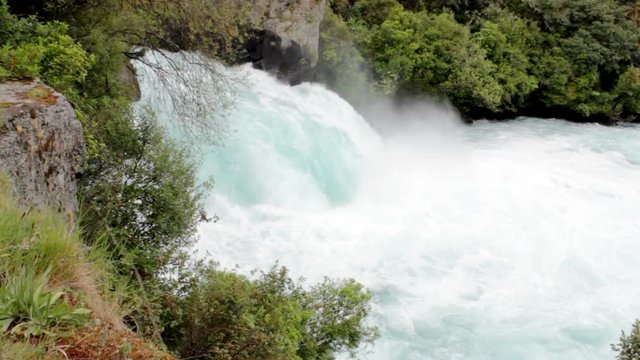Huka falls waterfall and rapids, New Zealand