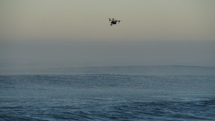 drone on the ocean